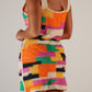 Vestido Crochê Colorido