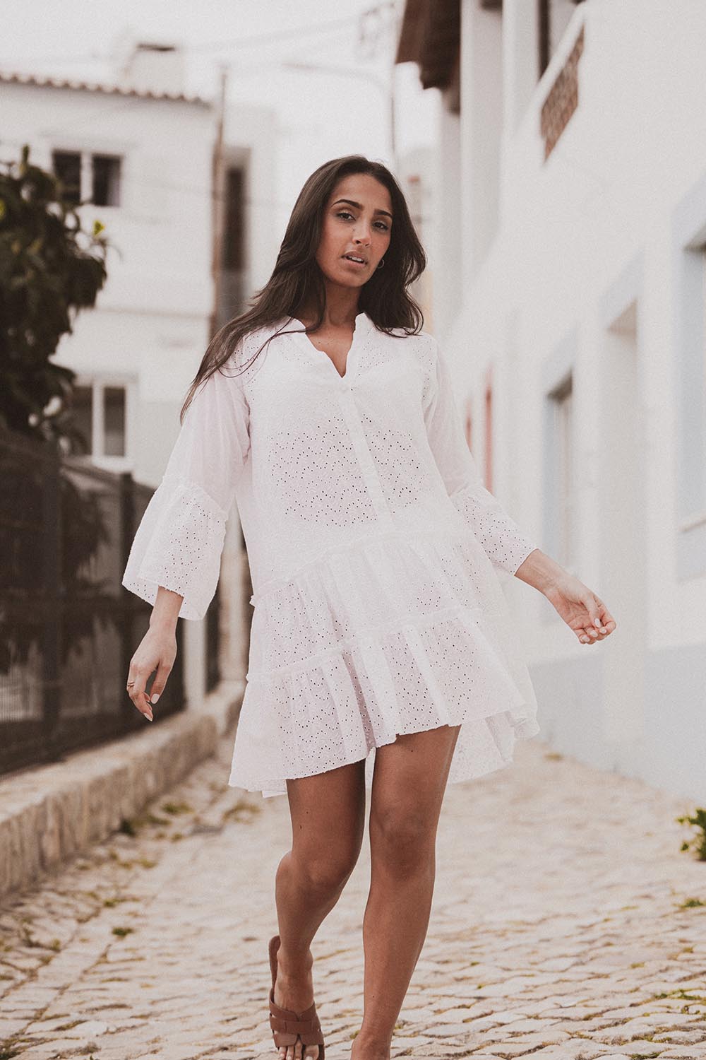 Vestido Bordado Inglês