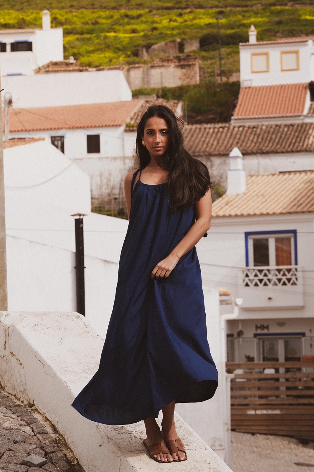 Vestido Seda Alinhada