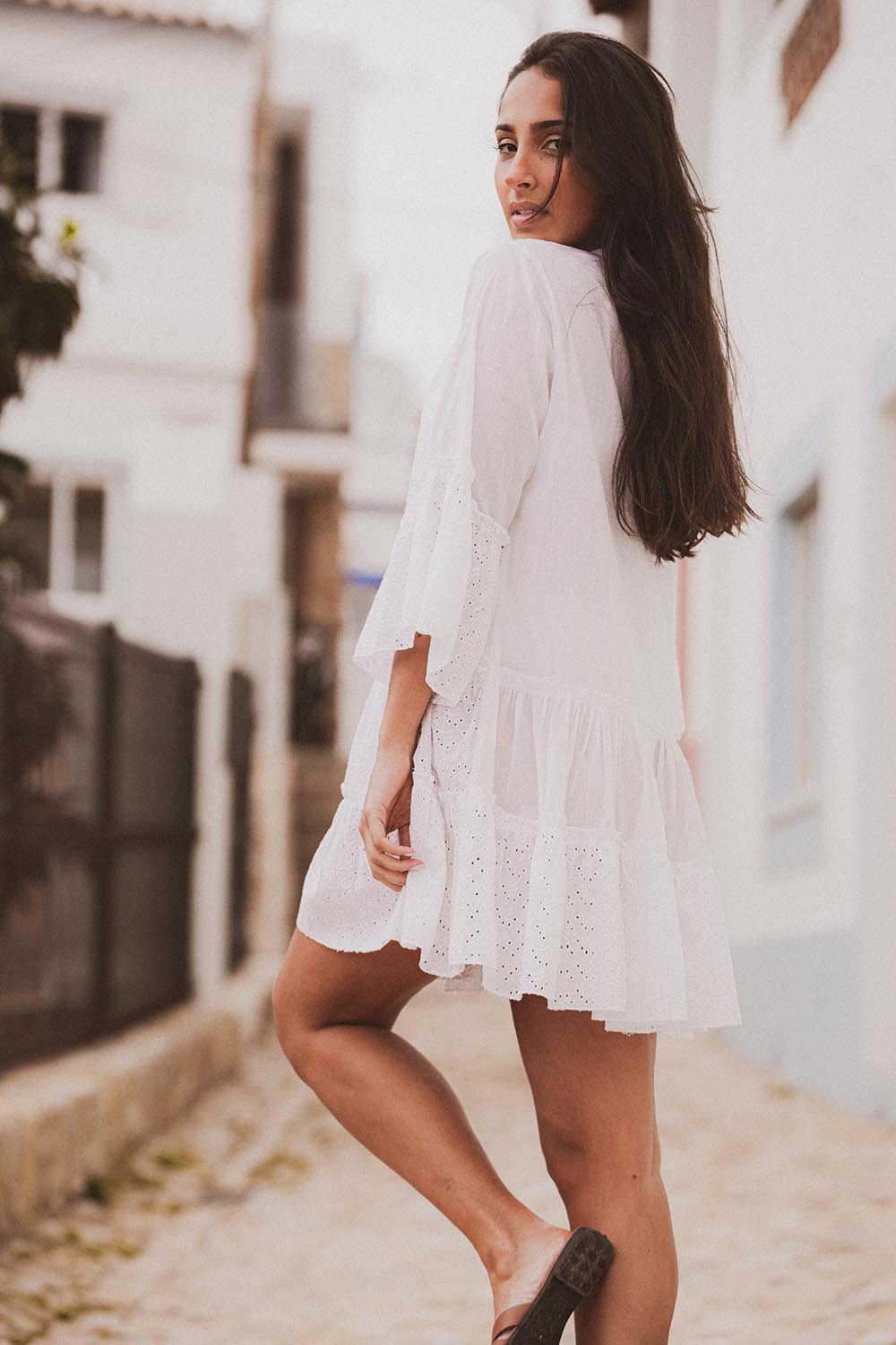 Vestido Bordado Inglês